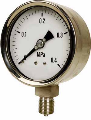 Y-B不(bú)鏽鋼壓力(lì)表